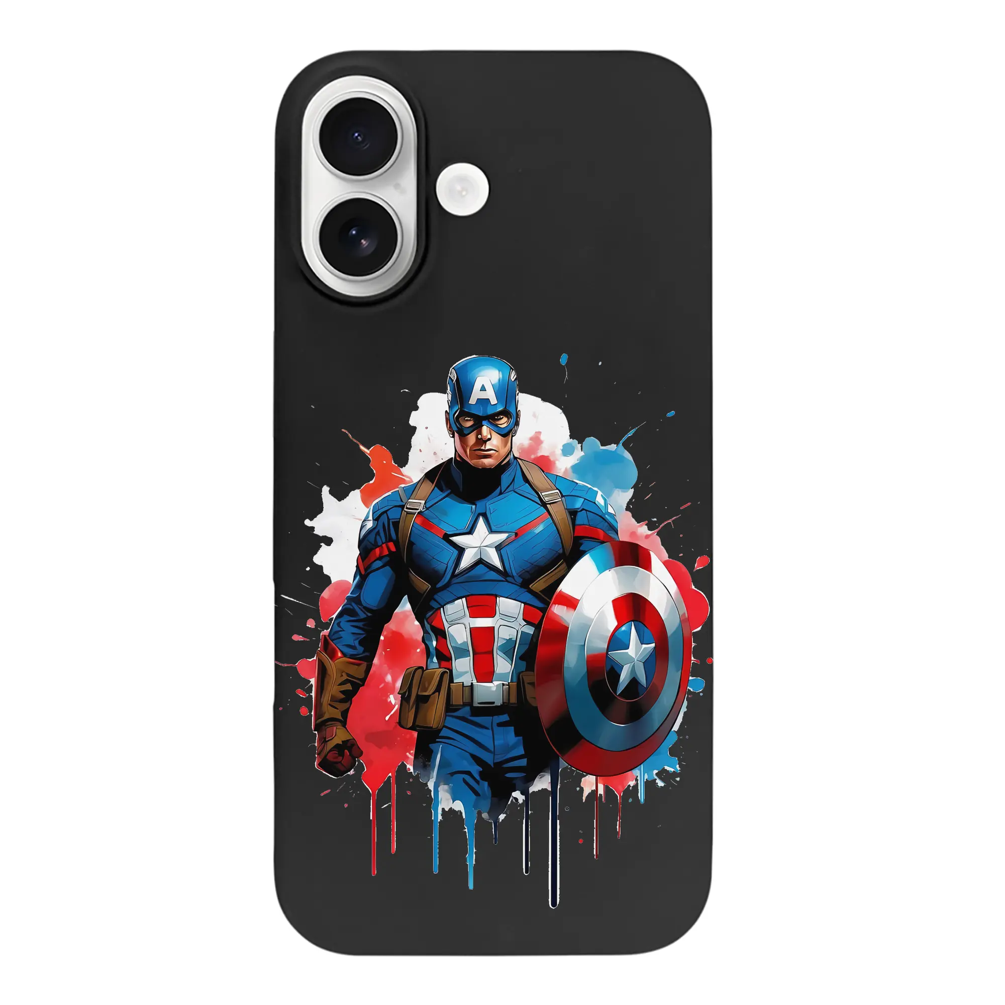 アベンジャーズ (Avenjāzu) グッズ キャプテン・アメリカ（Captain America） - iPhone 17 シリーズ シリコンケース 薄型 耐衝撃 指紋防止 ソフトタッチカバー 精密フィット 傷防止 保護ケース iPhone 17/17 Air/17 Pro/17 Pro Max 対応